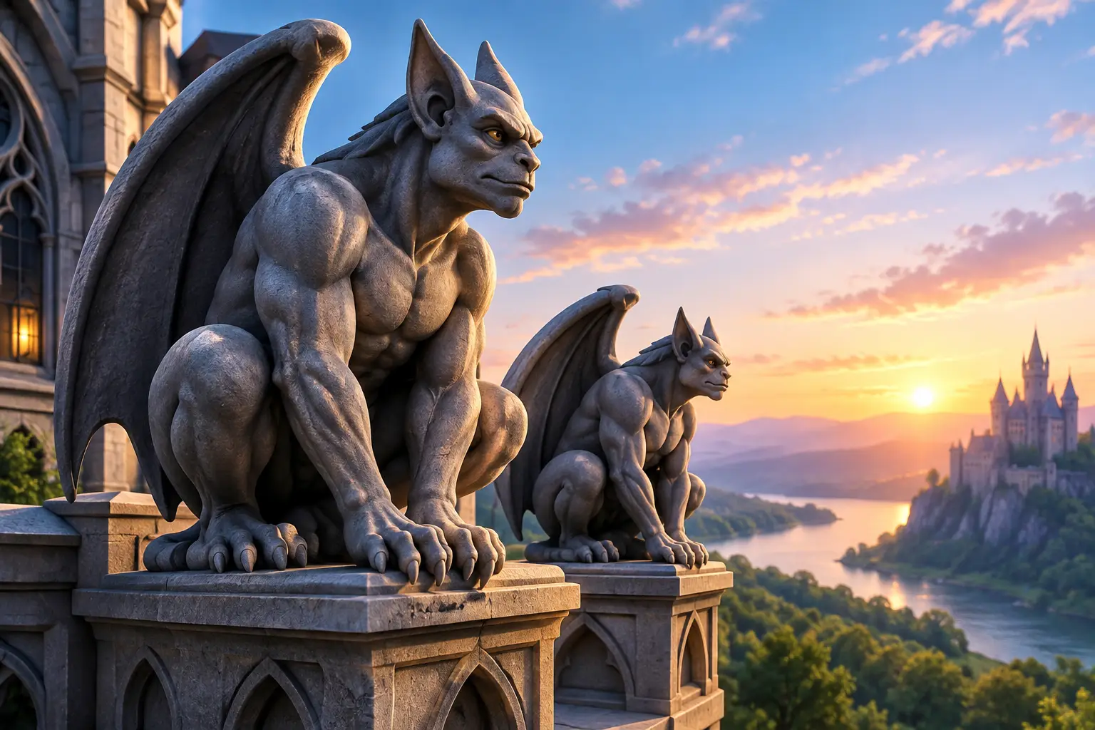 Gargoyle Companions for Protection and Power