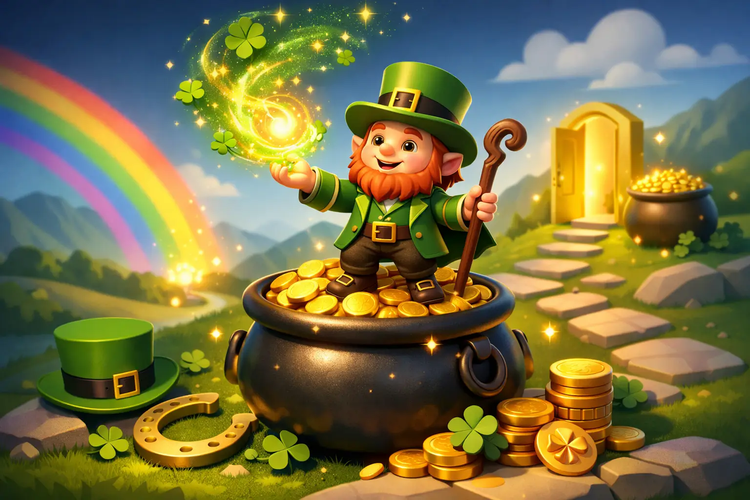 Leprechaun Conjure for Luck and Opportunity