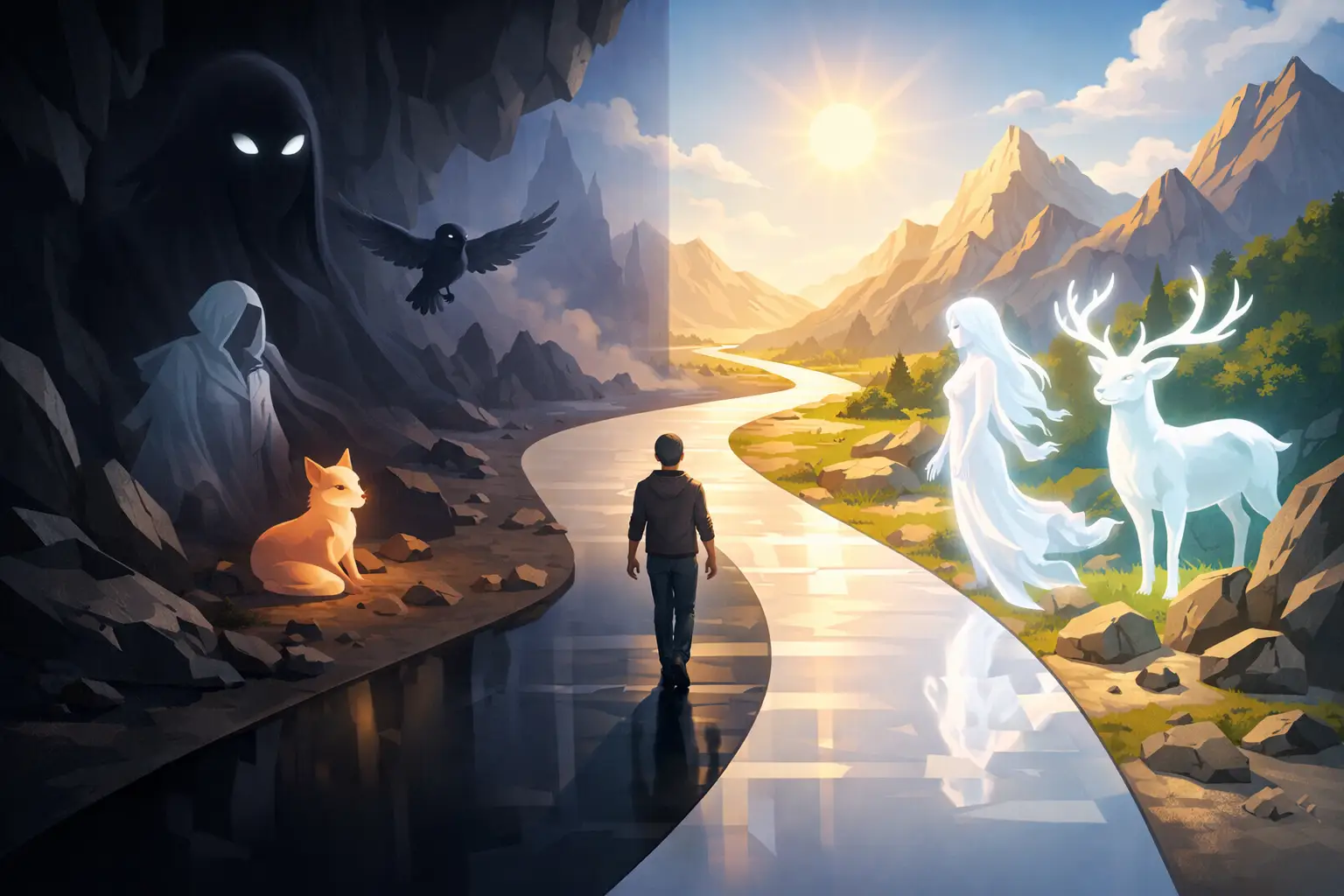 Spirit Companioms for Shadow Work: A Clear Path