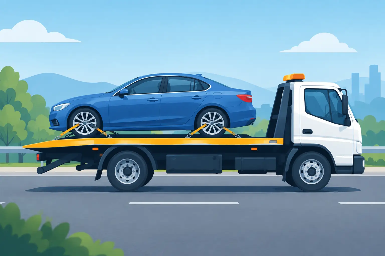 Protecting Vehicles During Towing Safely
