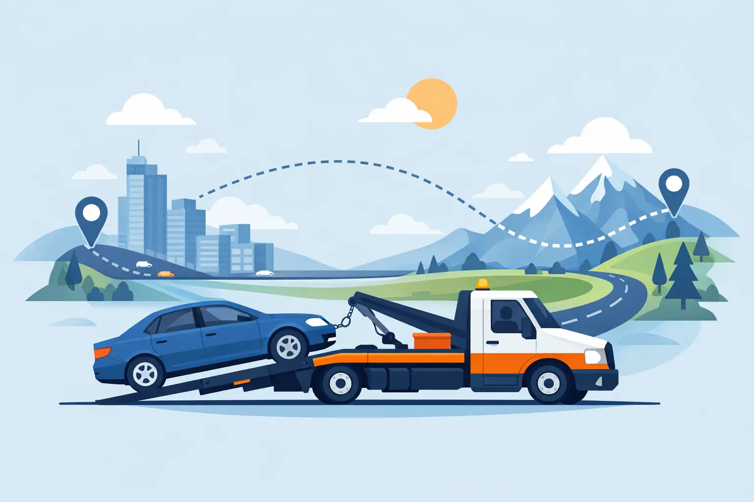 How Much Distance Can Roadside Towing Cover?