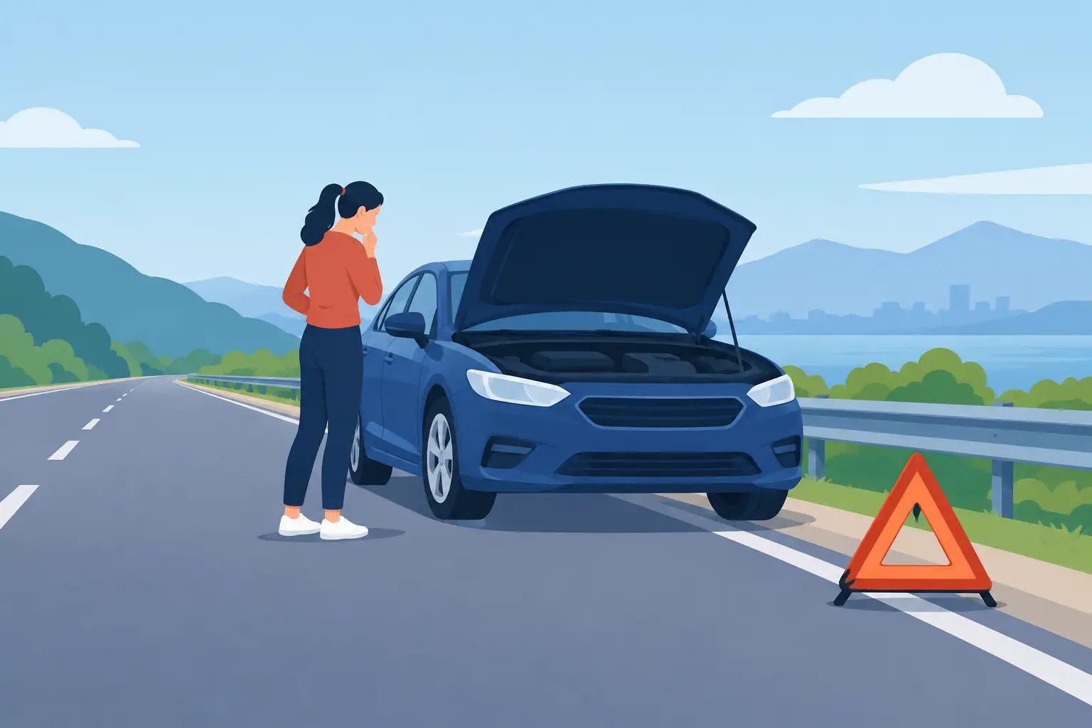 Roadside Safety When Your Car Stops Running
