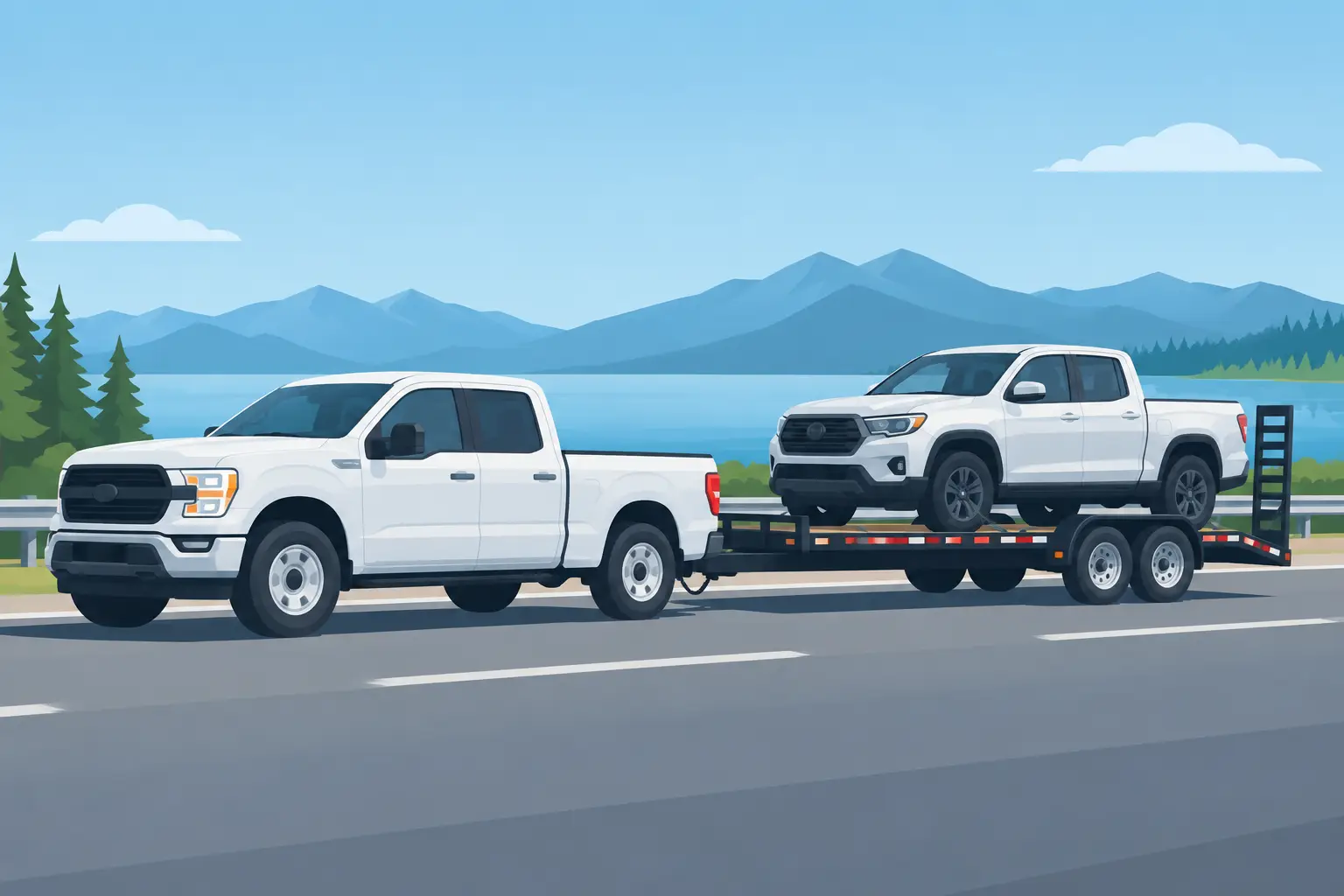 Your Guide to Towing Light Trucks Safely