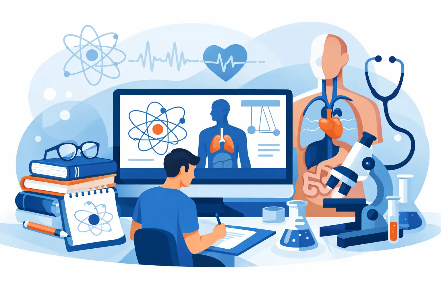Réviser physique médecine FWB efficacement