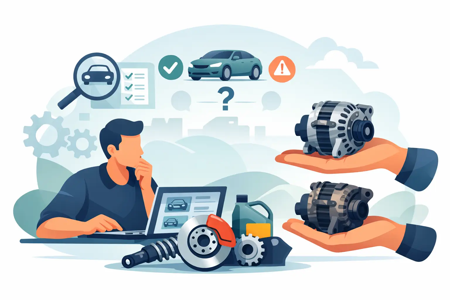 Slik unngår du feilkjøp av bildeler