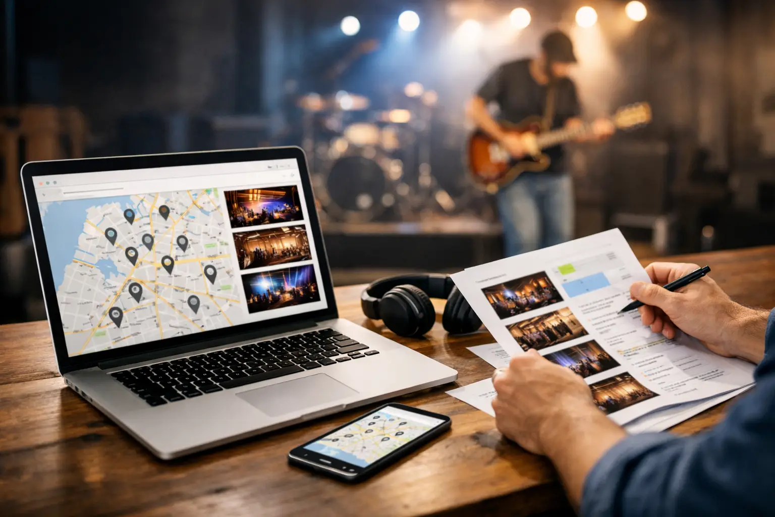 How a Venue Database for Musicians Helps