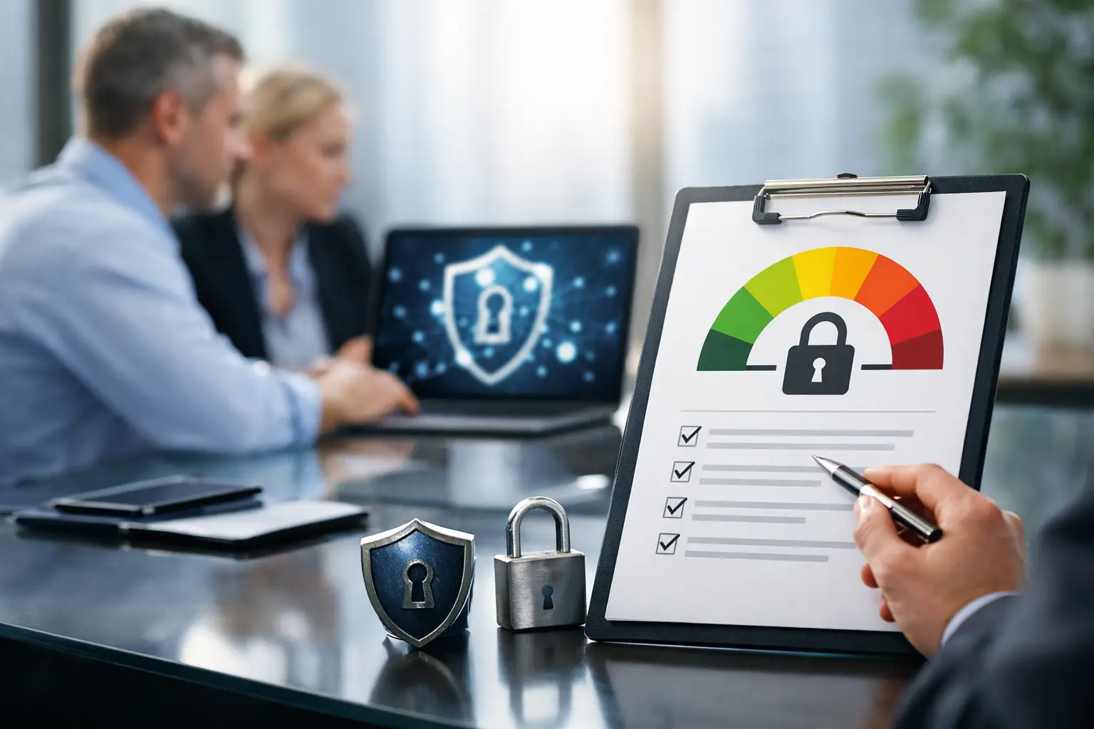 Sicherheitsstatus im Unternehmen bewerten