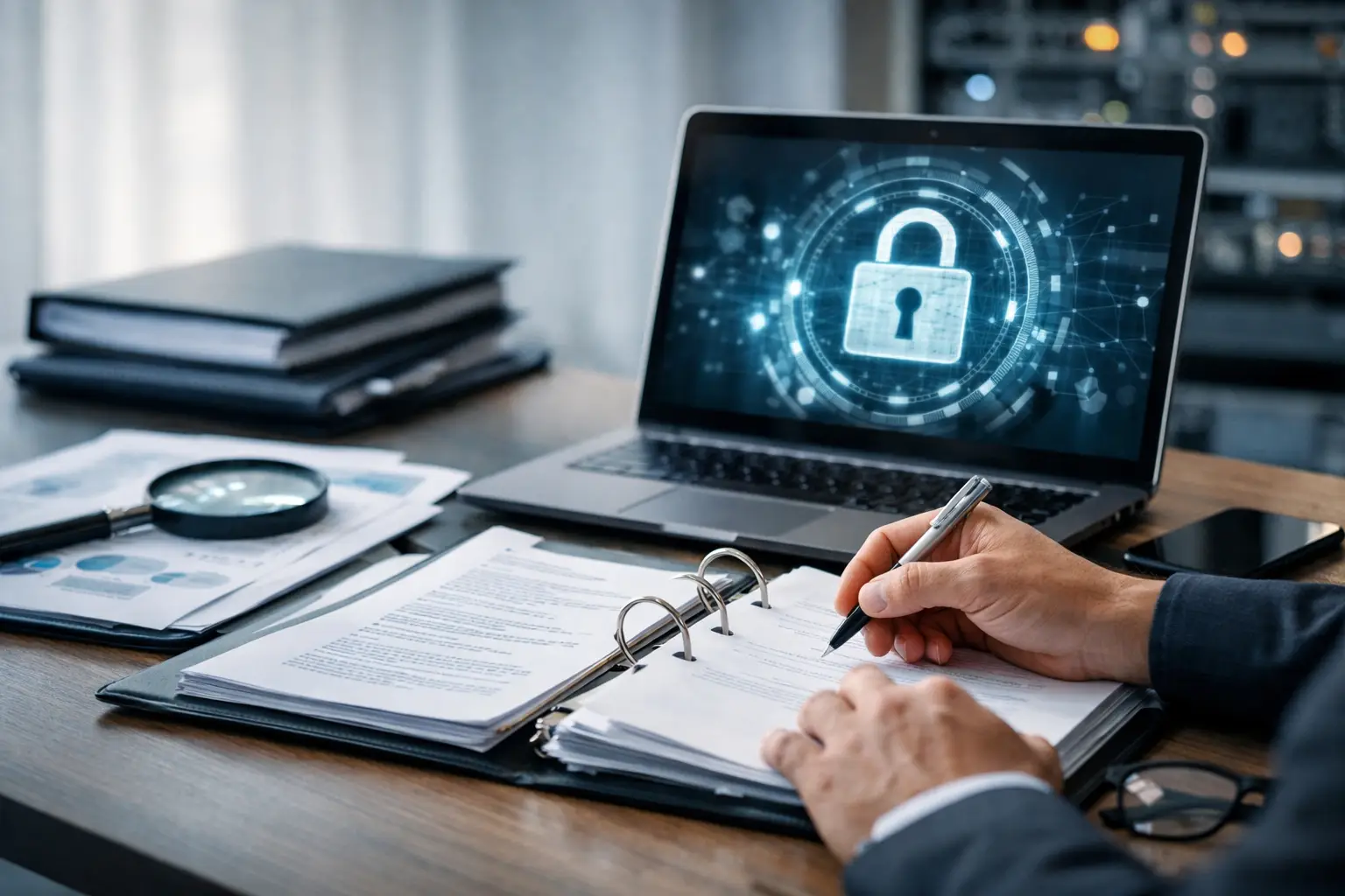 Cybersicherheit Dokumentation für Audits