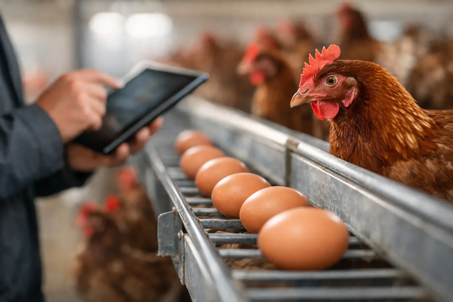 Upptäcka avvikande värpmönster tidigt i flocken