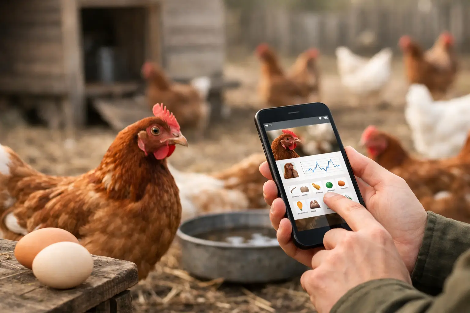 Hönshälsa app för bättre koll i flocken