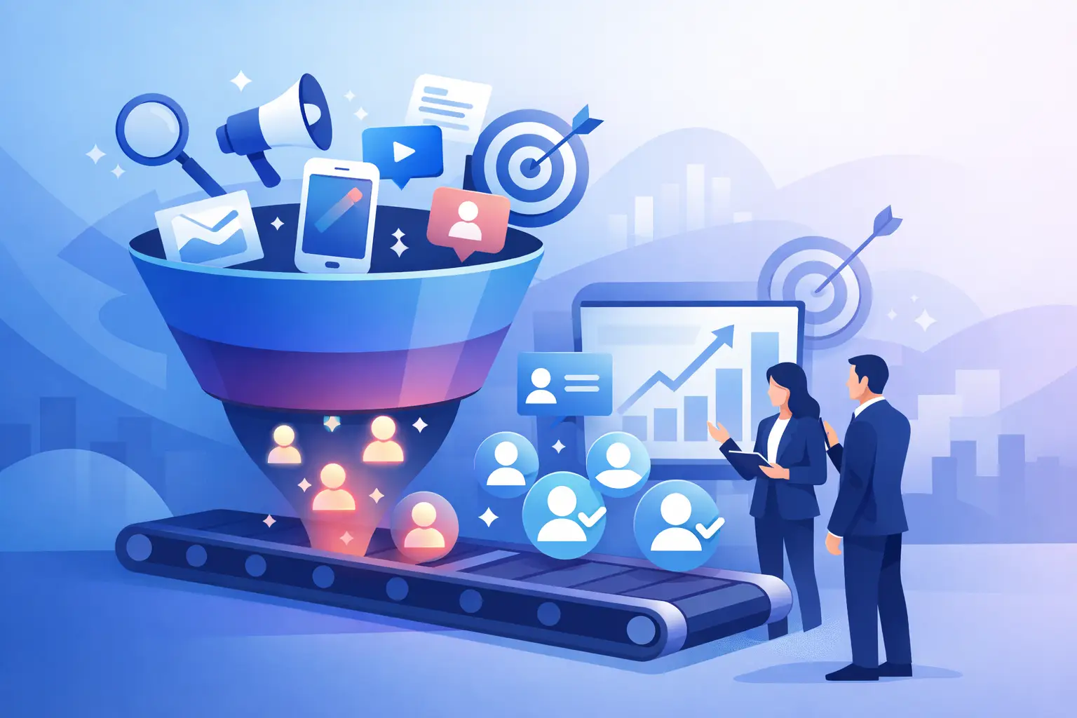 Digital Sales Funnels für qualifizierte Leads