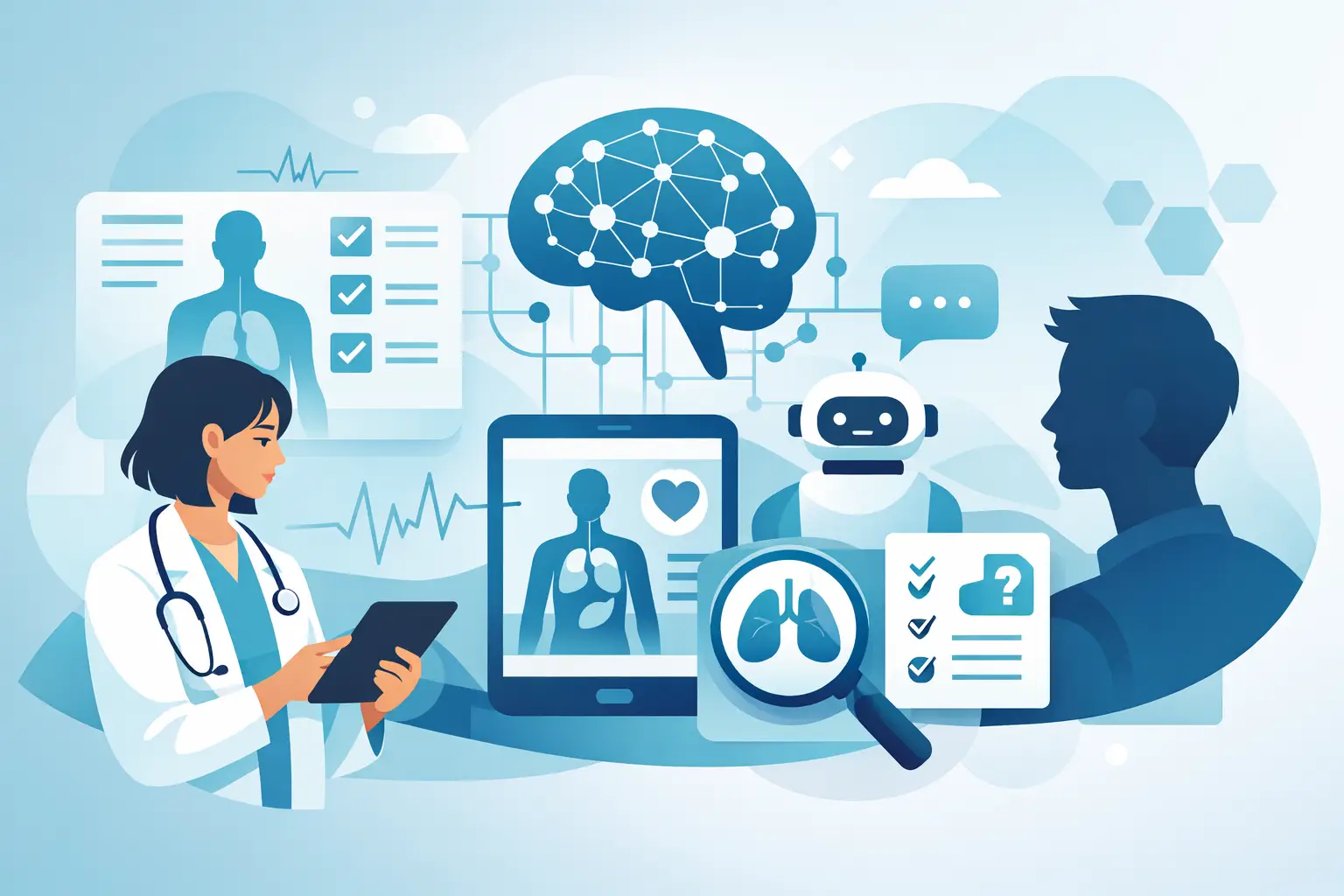 Med-Assist-Vordiagnose für qualifizierte Anfragen