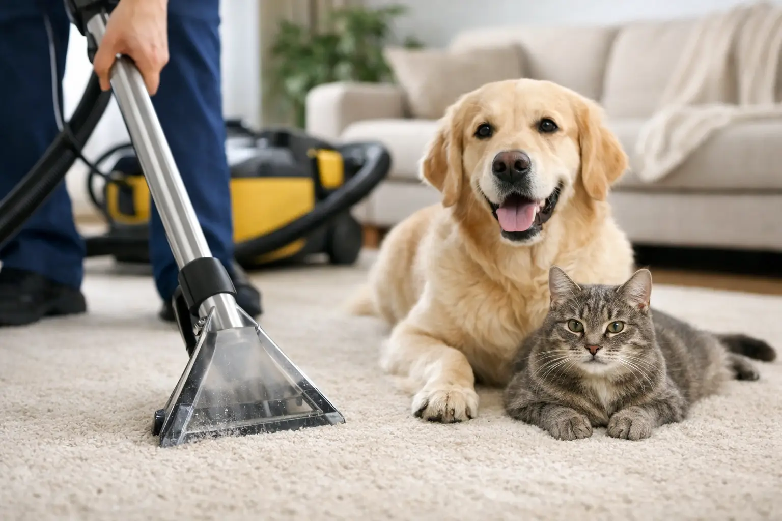 Carpet Cleaning Safe for Pets at Home