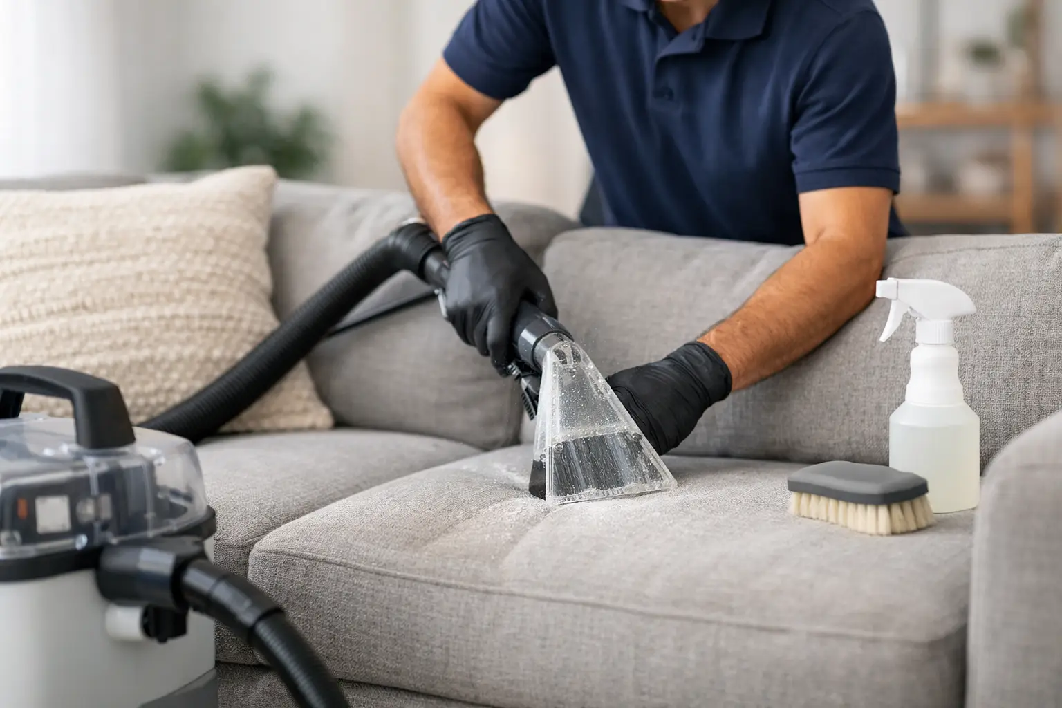 How to Clean a Fabric Couch Professionally