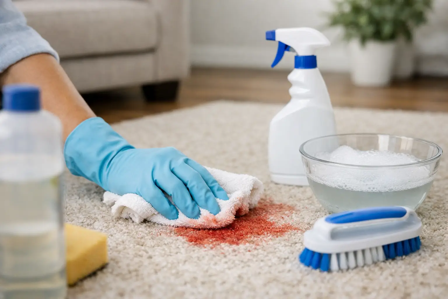 Best Way to Remove Carpet Stains at Home