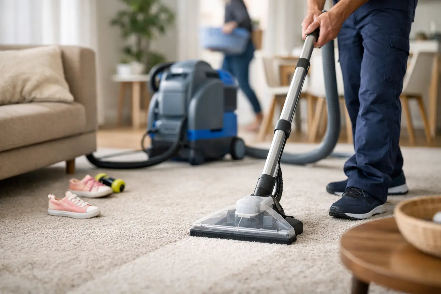 One Hour Dry Carpet Cleaning for Busy Homes