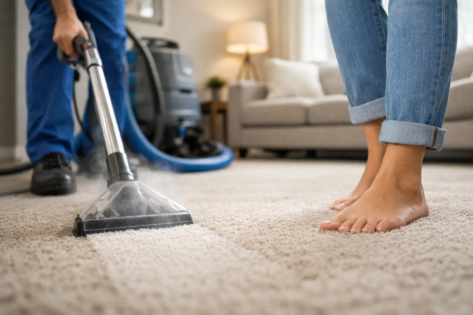 Same Day Carpet Cleaning Service, Dry in 1 Hour