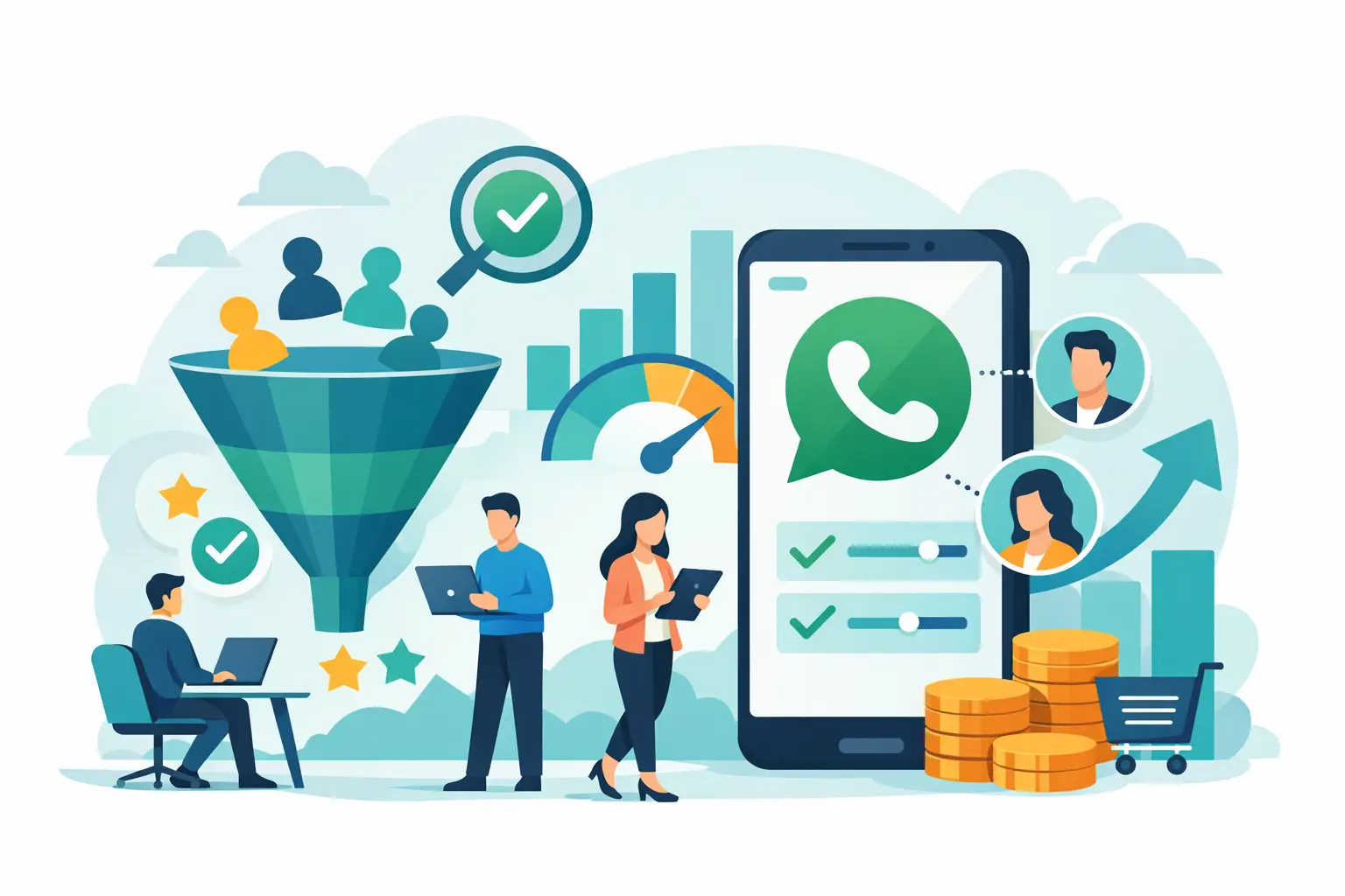 Qualificação de leads que acelera vendas no WhatsApp