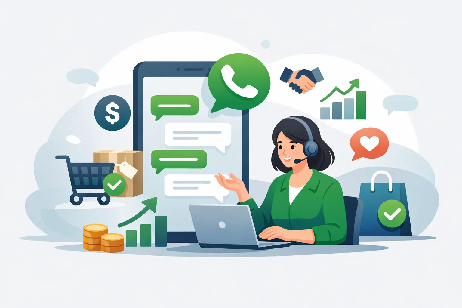 Atendimento WhatsApp que vende mais