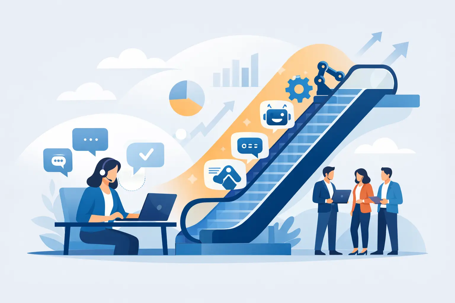 Como escalar atendimento sem contratar equipe