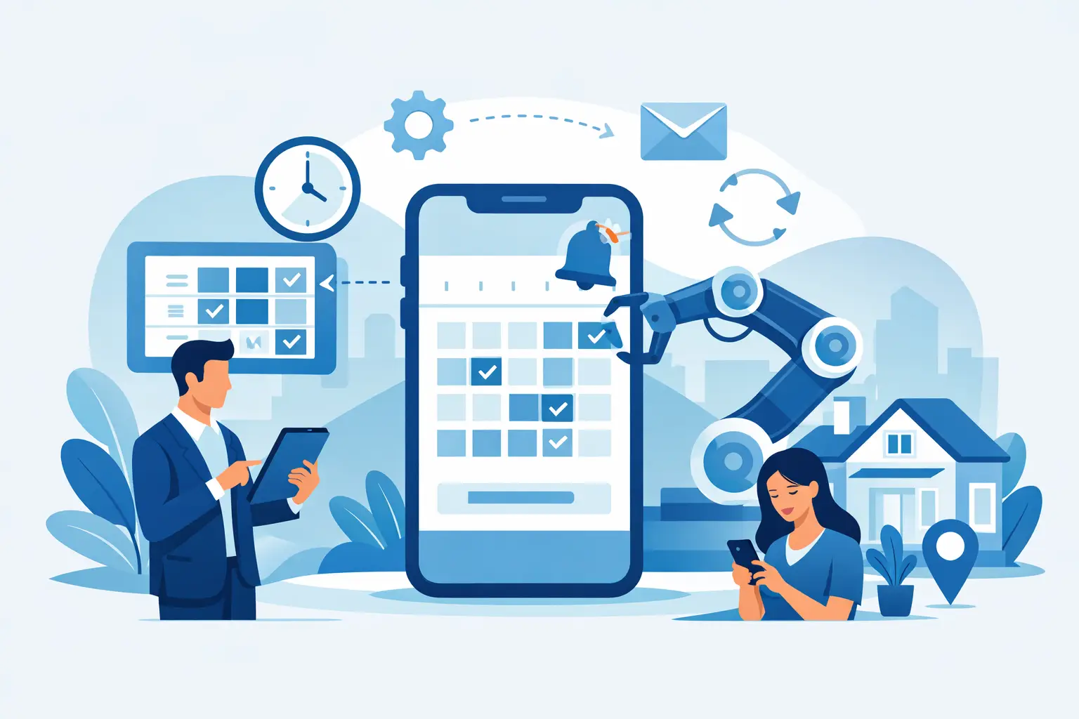 Como agendar visitas imobiliárias automaticamente
