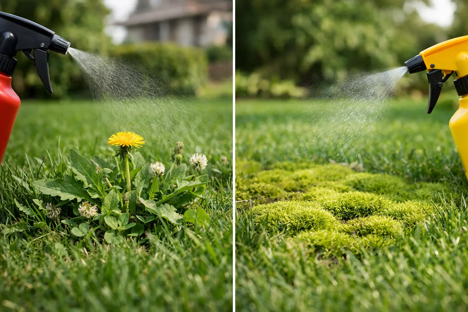 Weed Killer vs Moss Killer: What Your Lawn Needs