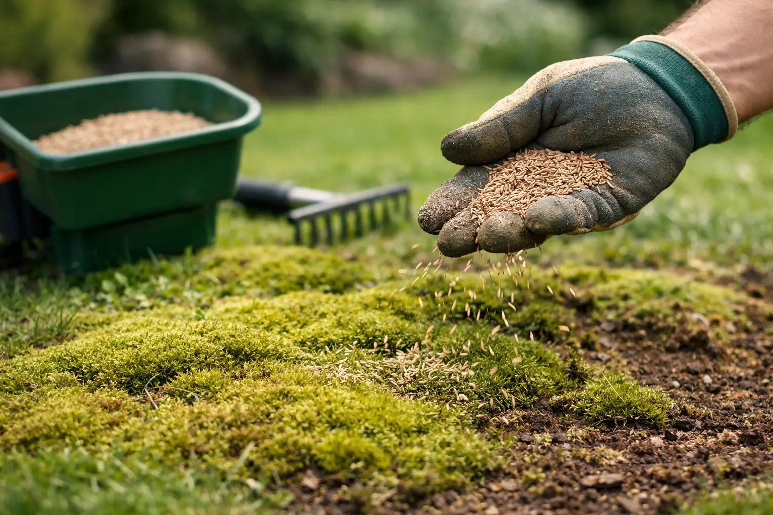 Can You Seed Over Moss? The Proper Method