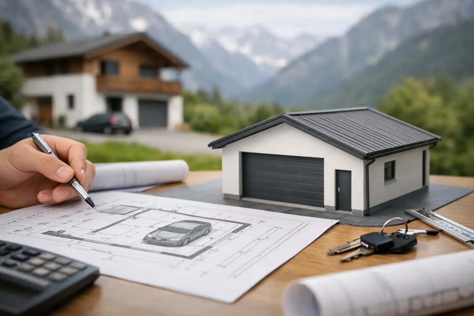 Garageplan einreichen in Vorarlberg