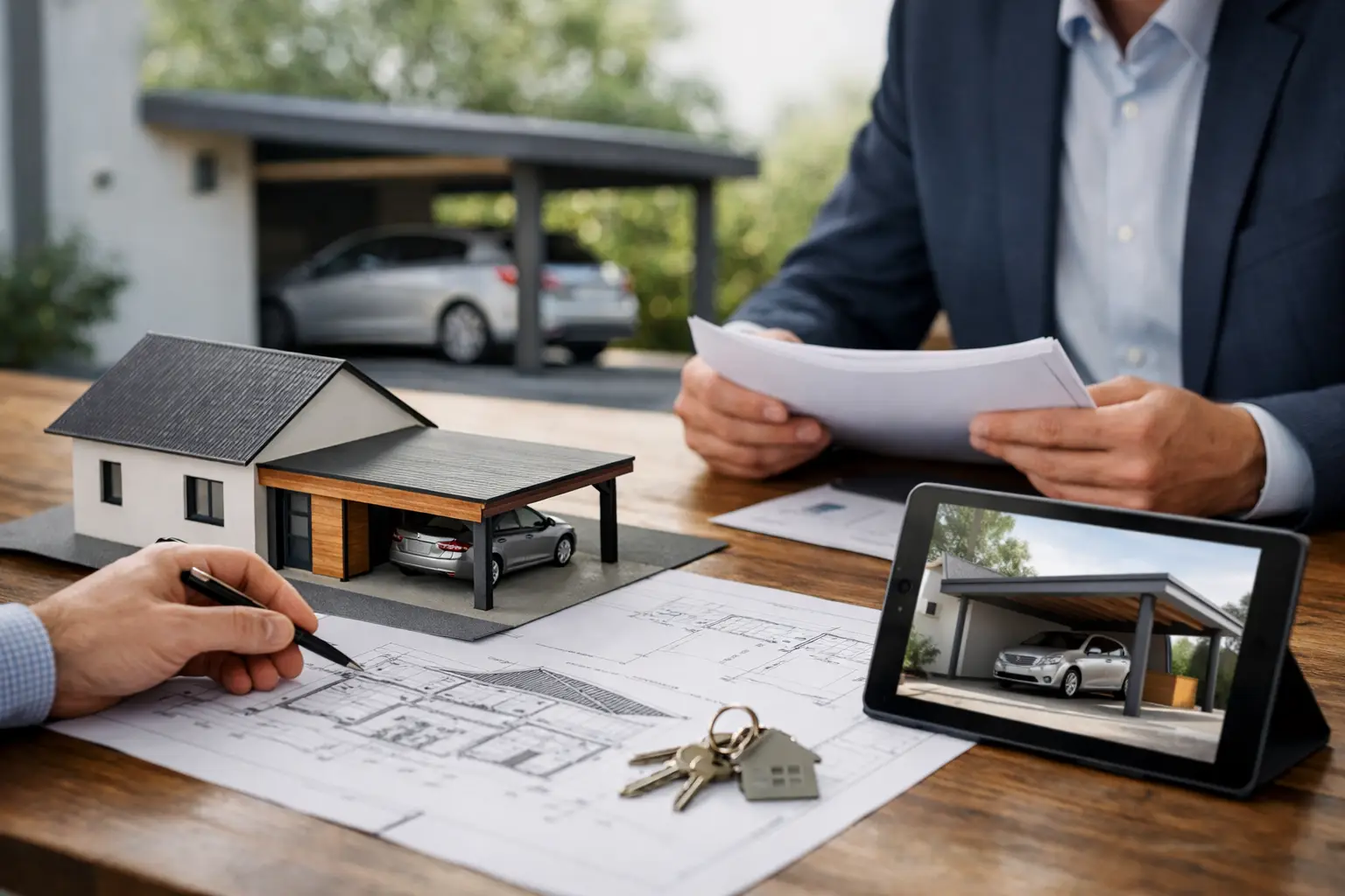 Praxisbeispiel Carport-Planung mit Genehmigung