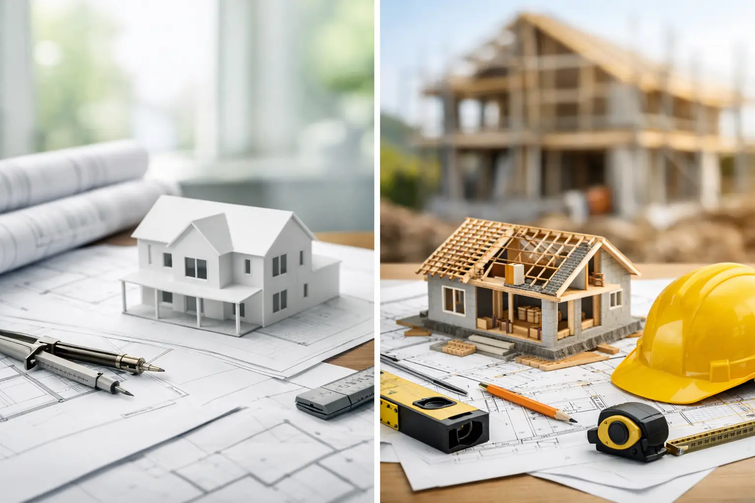 Einreichplanung versus Detailplanung Hausbau