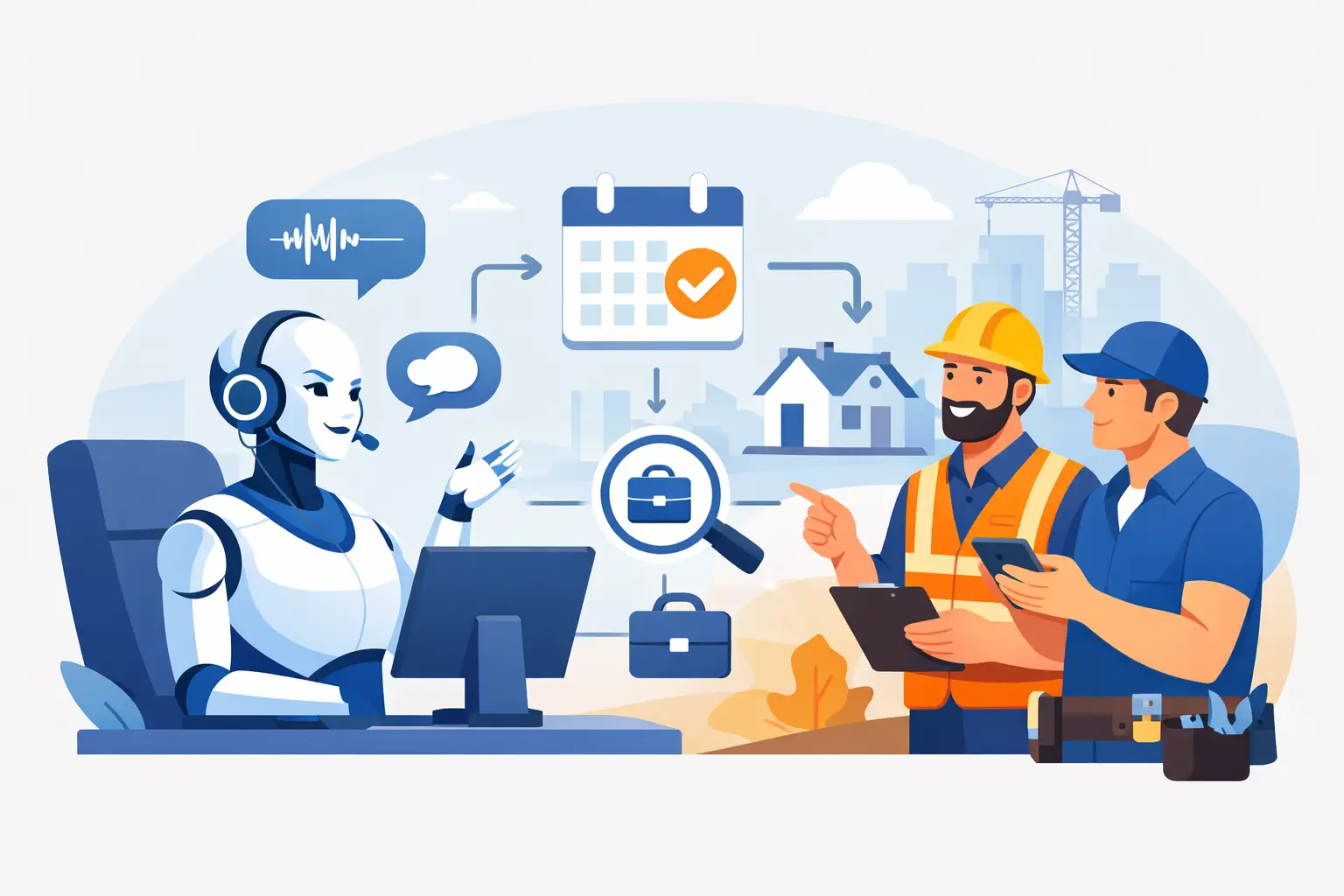 AI Receptionist for Contractors That Books Jobs