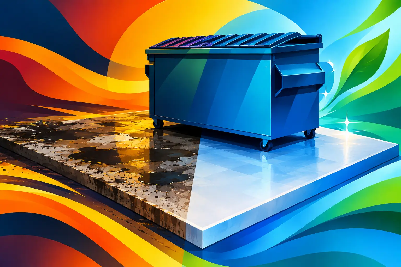 How Clean Dumpster Pads Protect Your Property