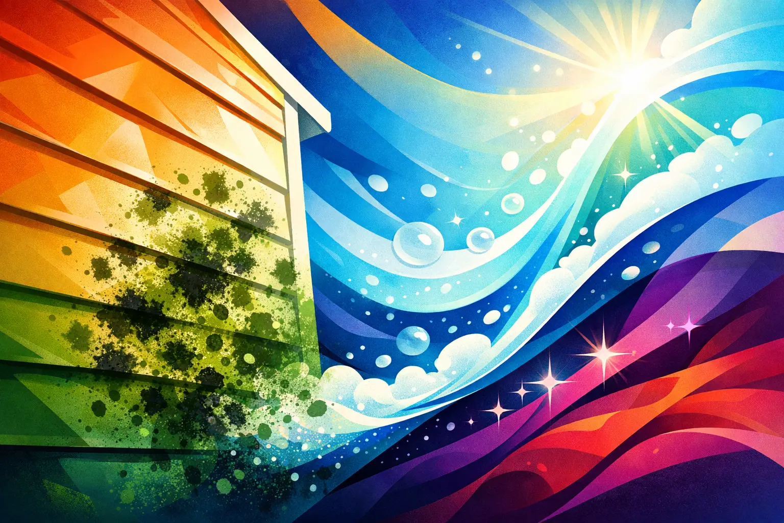 How to Eliminate Siding Mildew Without Damage