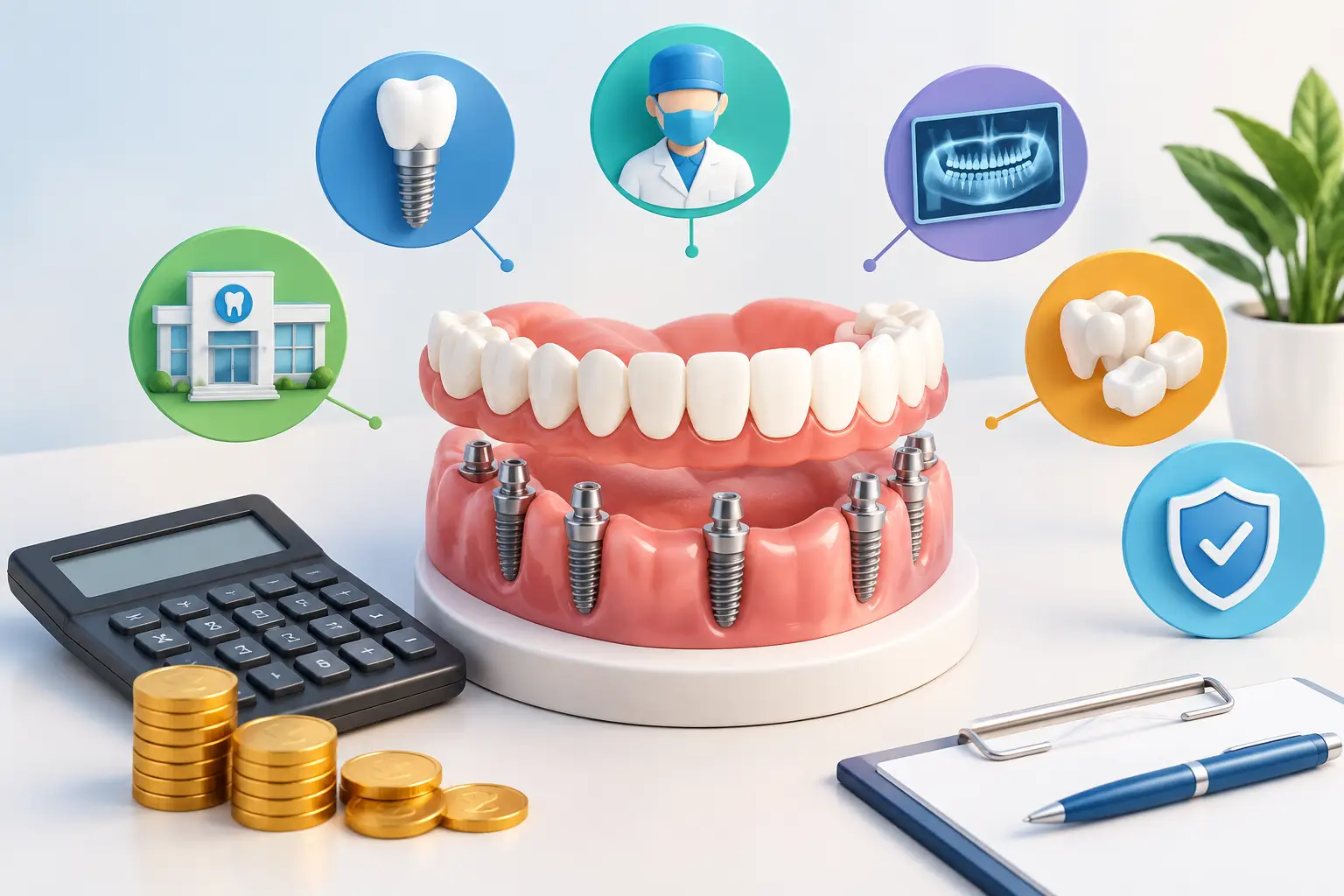 Full Arch Implants Cost: What Shapes Your Price
