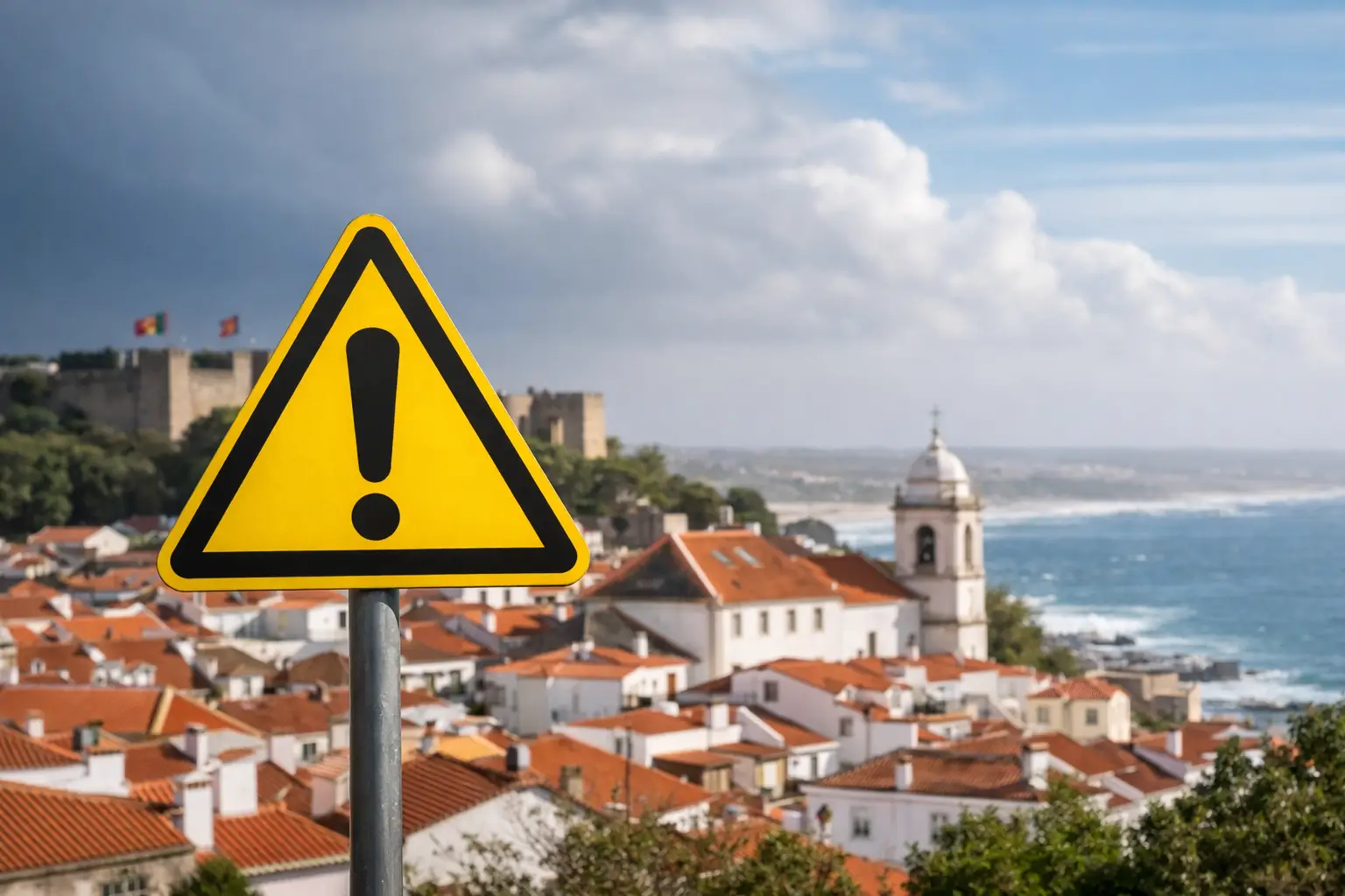 O que significa aviso amarelo em Portugal?