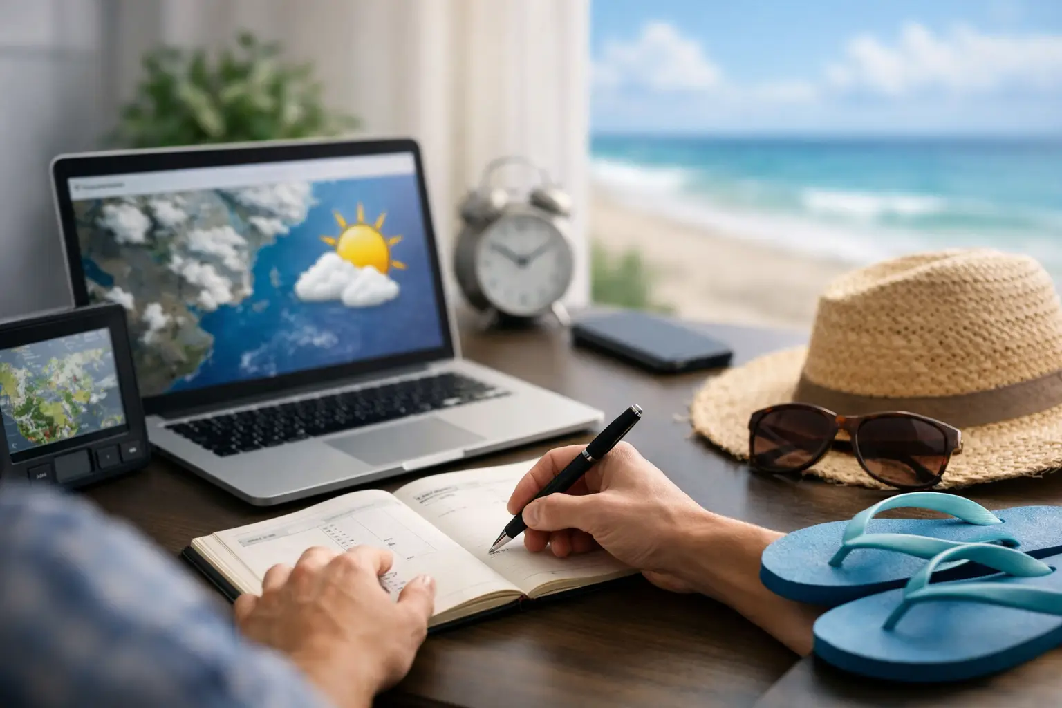 Tempo para praia amanhã: como decidir bem