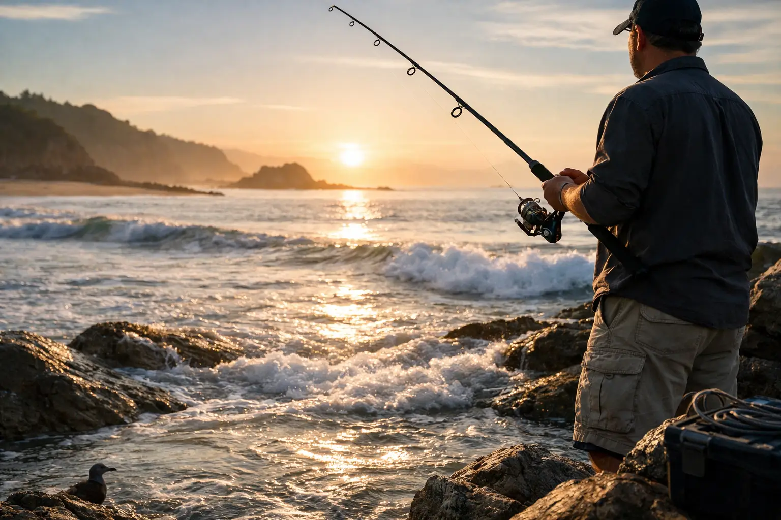 Marés para pesca costeira: quando pescar?