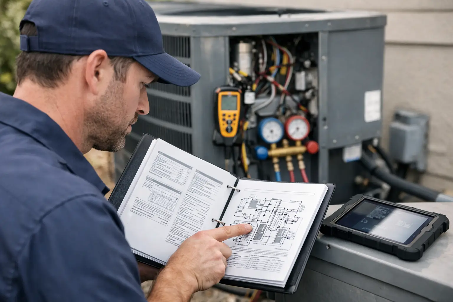How to Find HVAC Service Manuals in the Field
