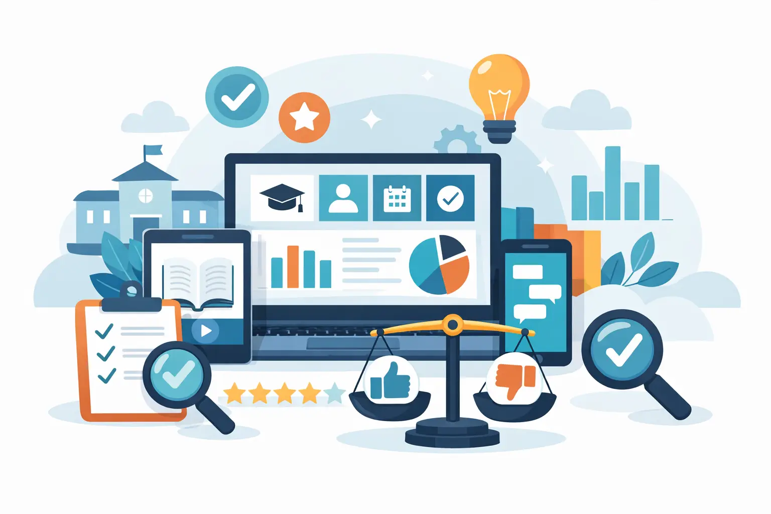 All in one Schulsoftware richtig bewerten