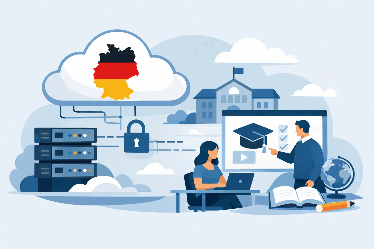 Hosting in Deutschland für Schulsoftware