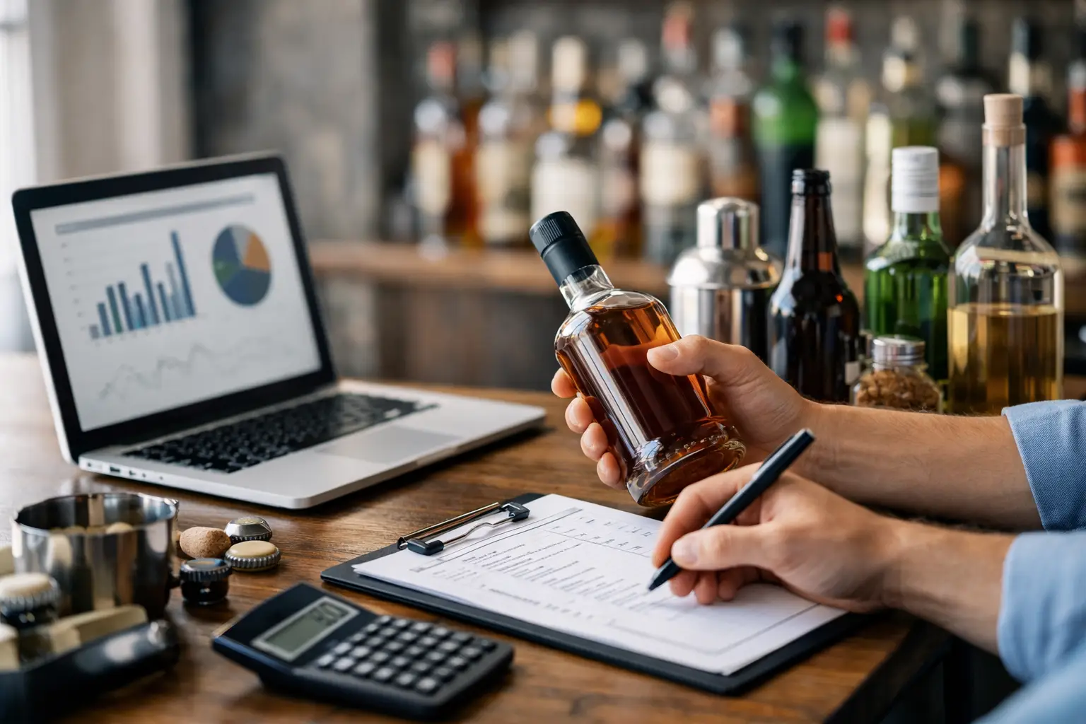 Cómo planificar inventario de bebidas rentable