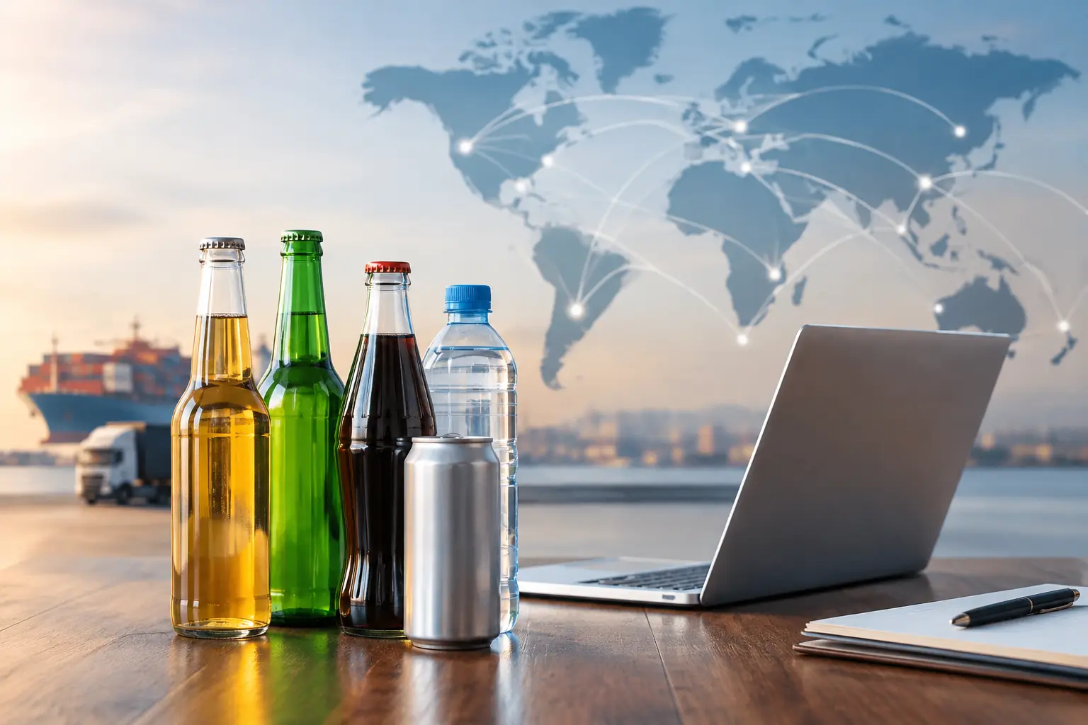 Expansión regional de bebidas con control comercial