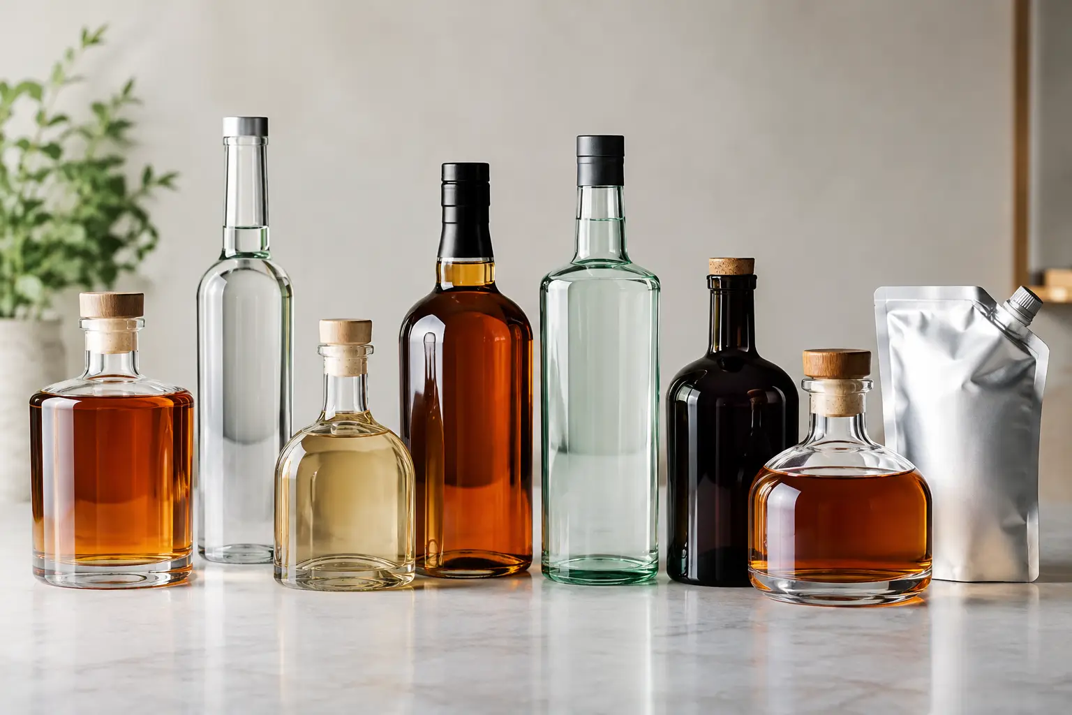 Guía de formatos de empaque para spirits