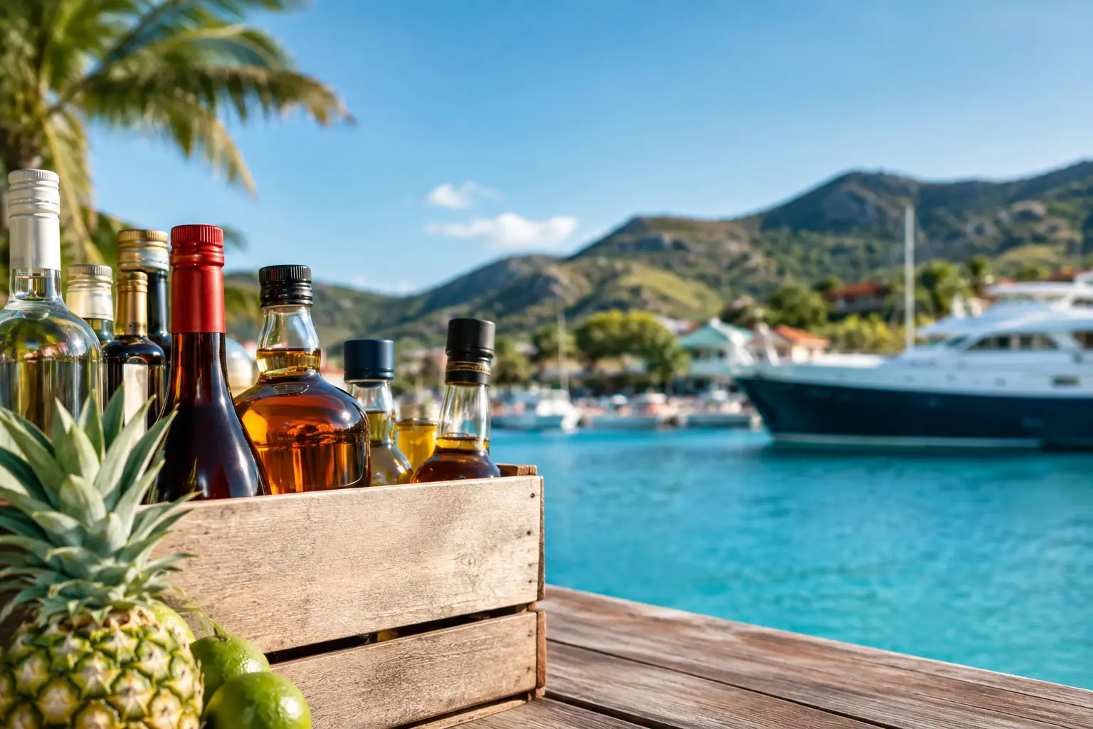 Distribución de bebidas alcohólicas en el Caribe