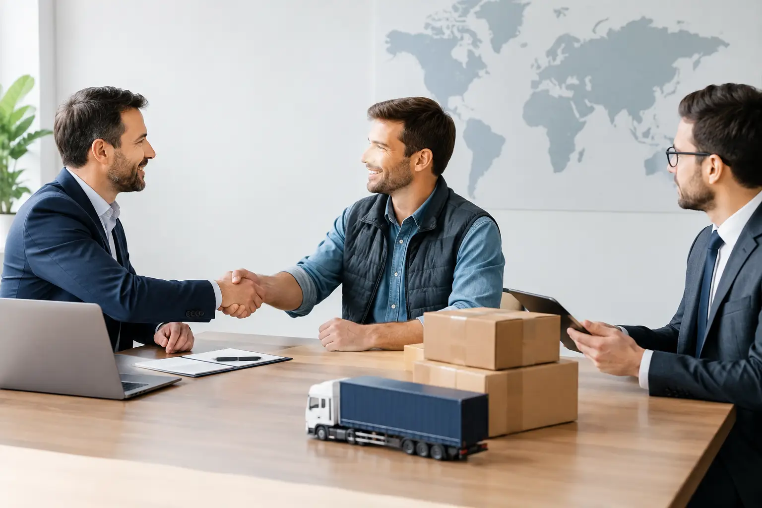 Compra directa versus intermediario comercial