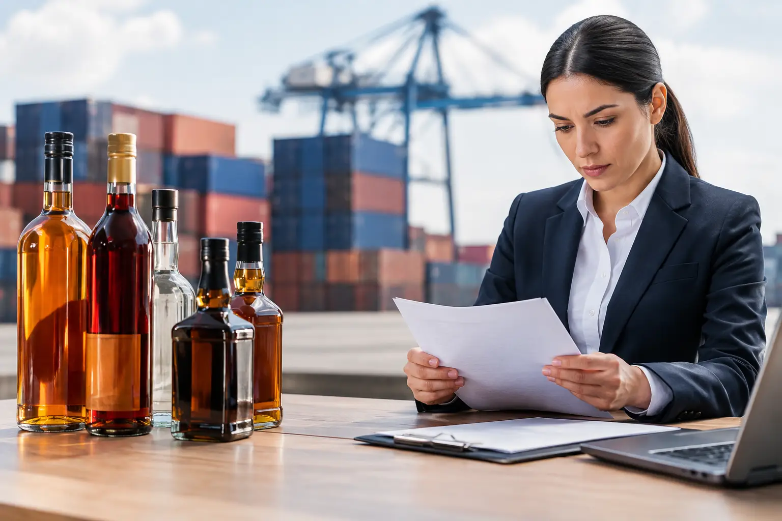 Documentación aduanera alcohólica sin demoras