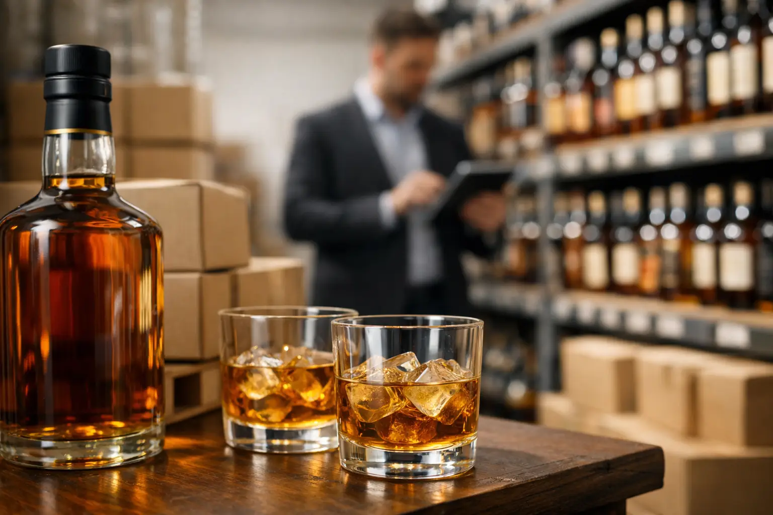 Whisky mayorista: margen, formato y suministro