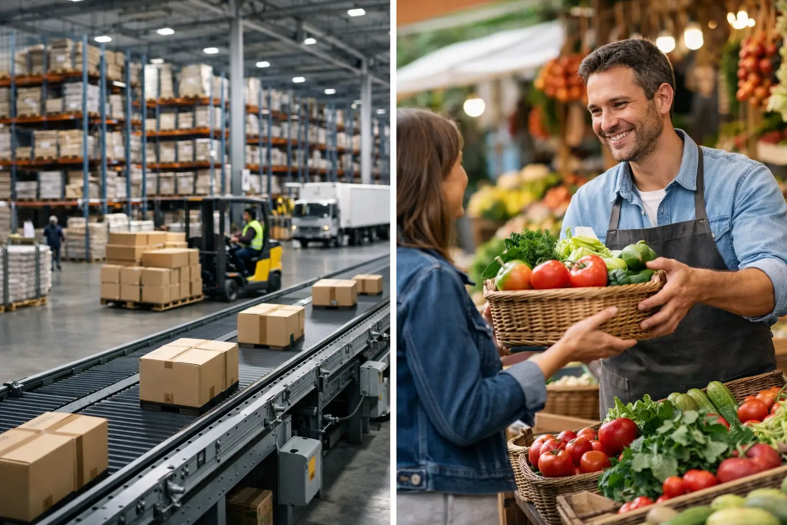 Distribución centralizada versus compras locales