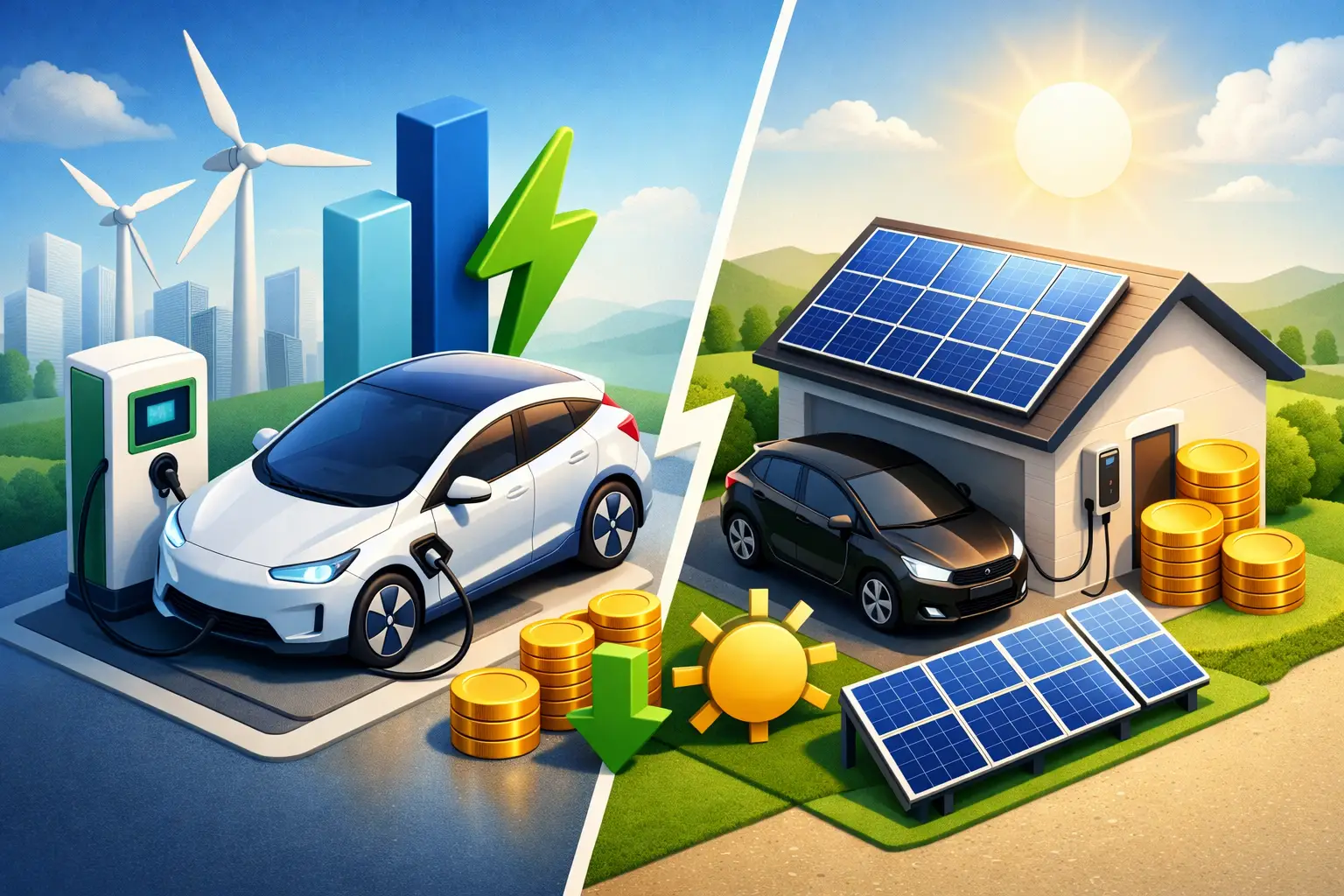 EV Tariff Versus Solar Charging: Which Pays?