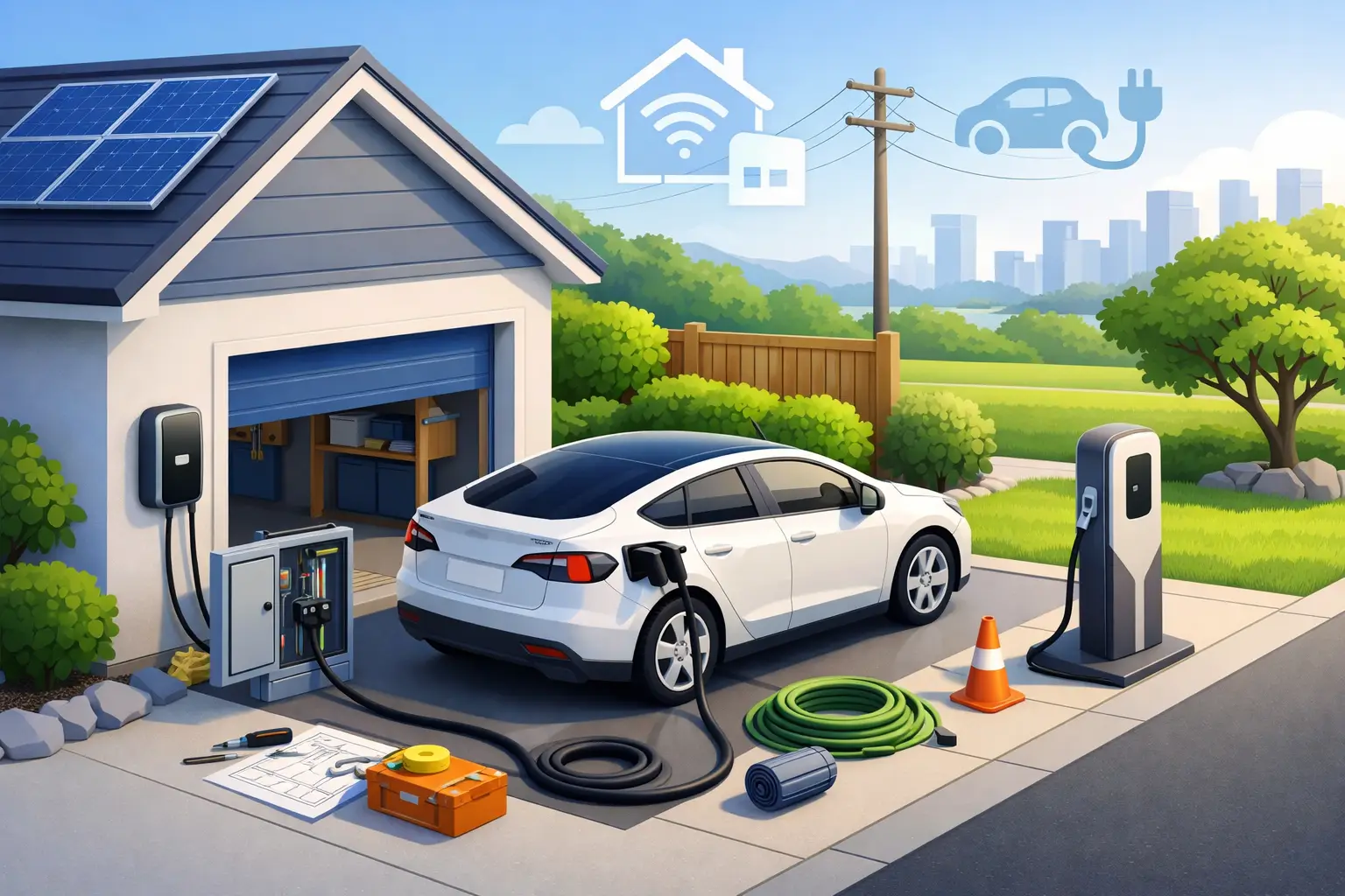 How to Prepare for an EV Charger at Home